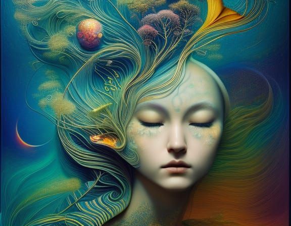 Surreal Gender Transformation in Rich Colors