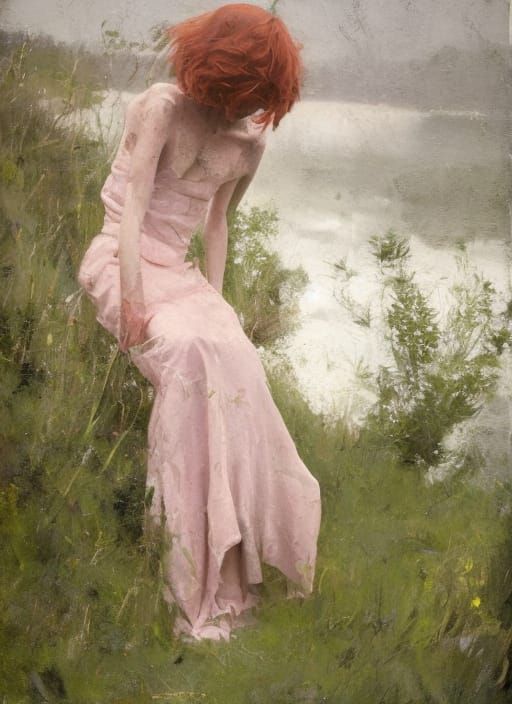 Hyperrealistic Painting with Magical Dust Particles