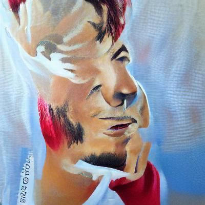 Acrylic Portrait of Louis Tomlinson