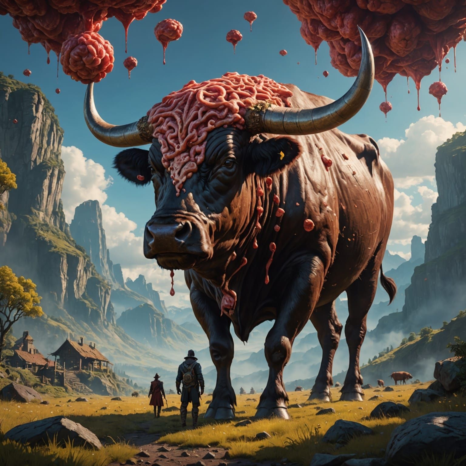 Detailed Matte Painting: The Quest for Beef