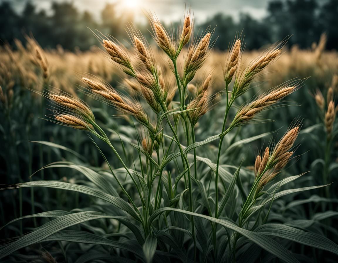 Avena byzantina plant