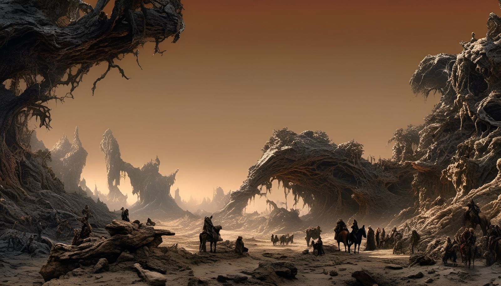 Journey to Lord Foul's Cresch.