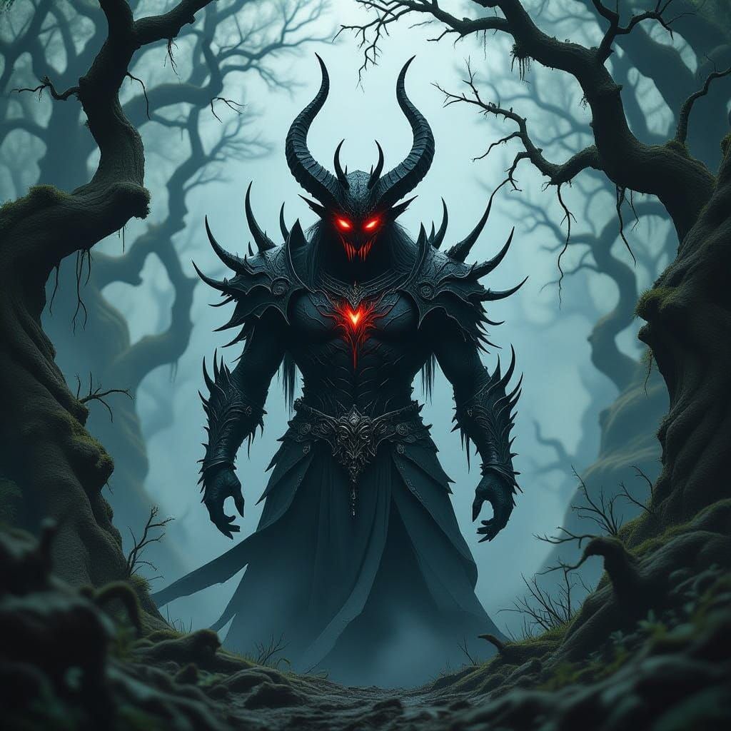 Dark Demon Invades Divine Forest, Trees Twist in Fear
