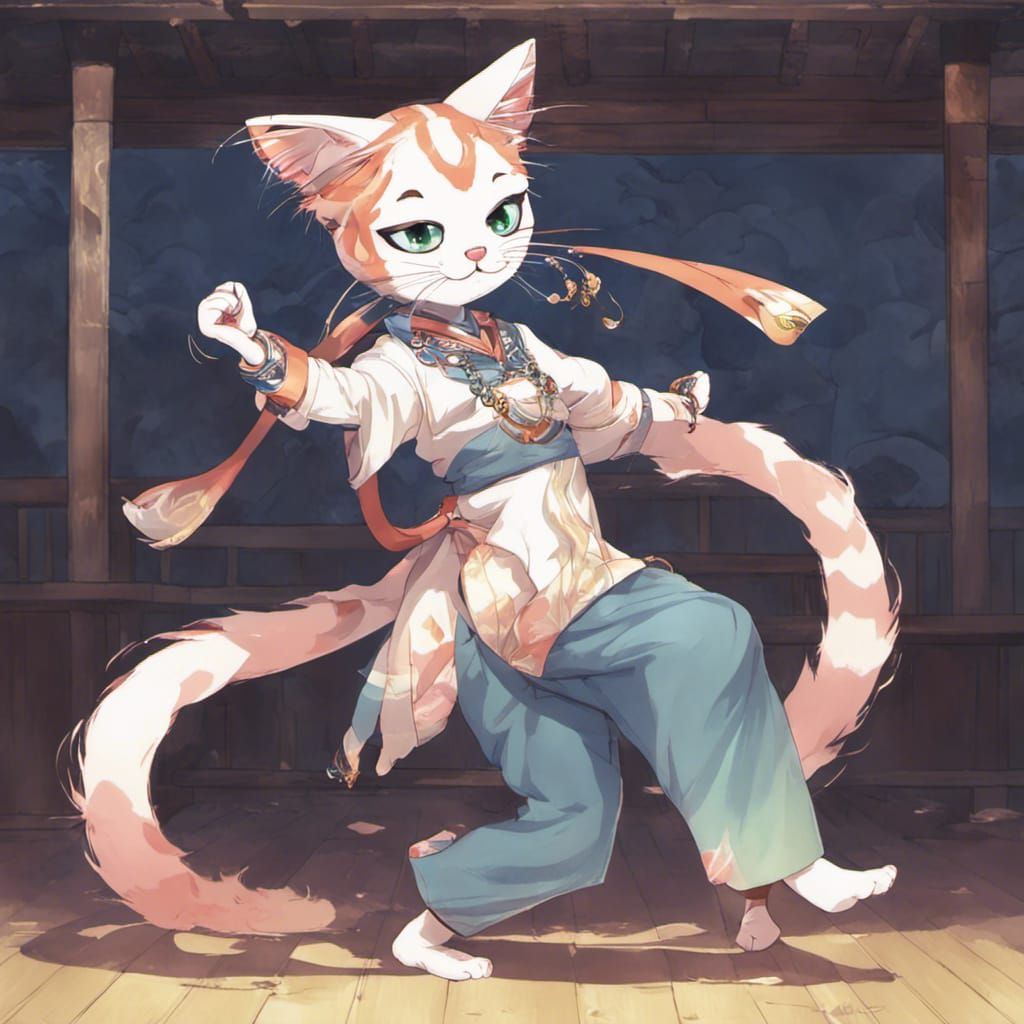 Bakeneko dancing
