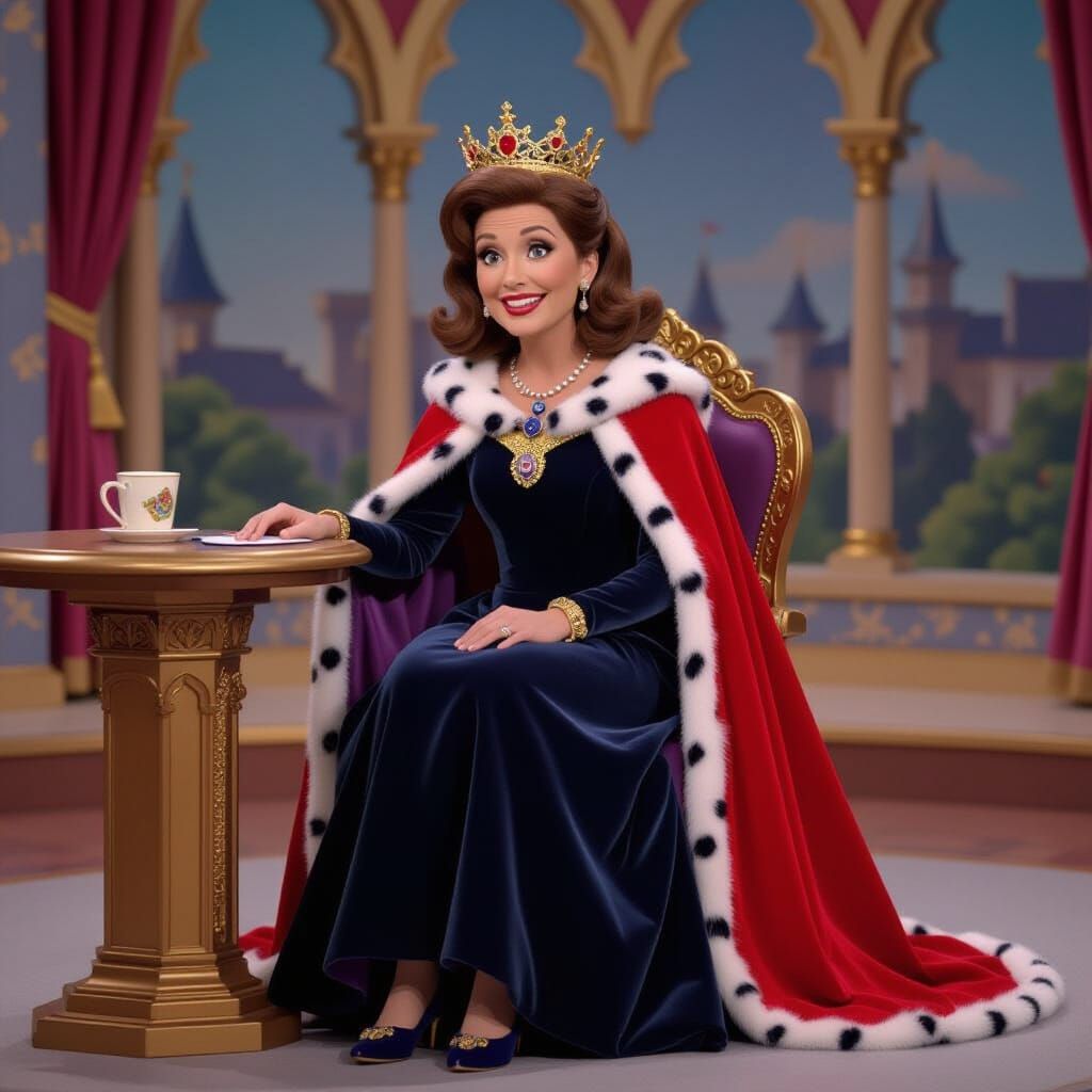 Queen Doris Explains Royal Life on Chat Show