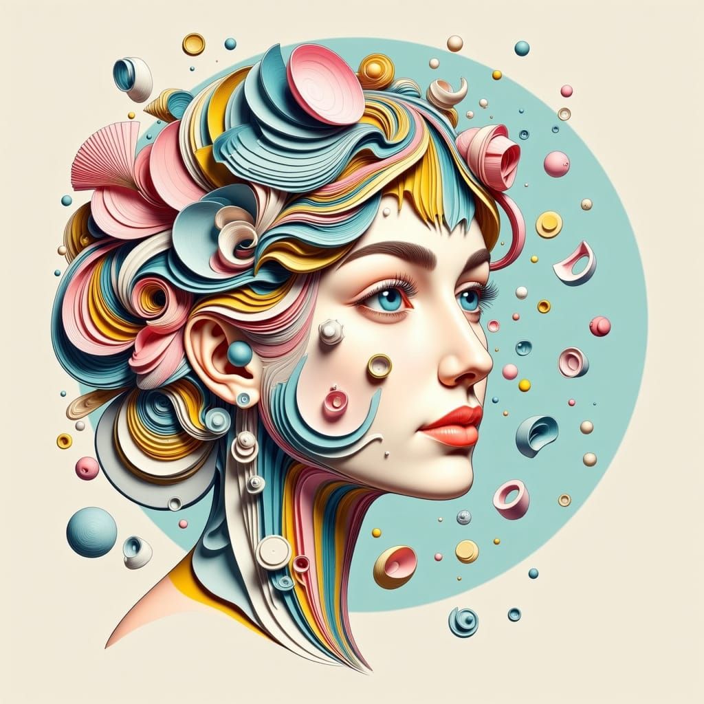 3D Figure Merging with 2D Illustration World