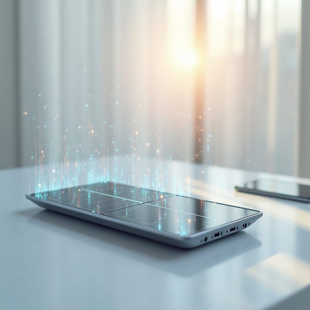 Solar-Powered Charging Station with Energy Flow