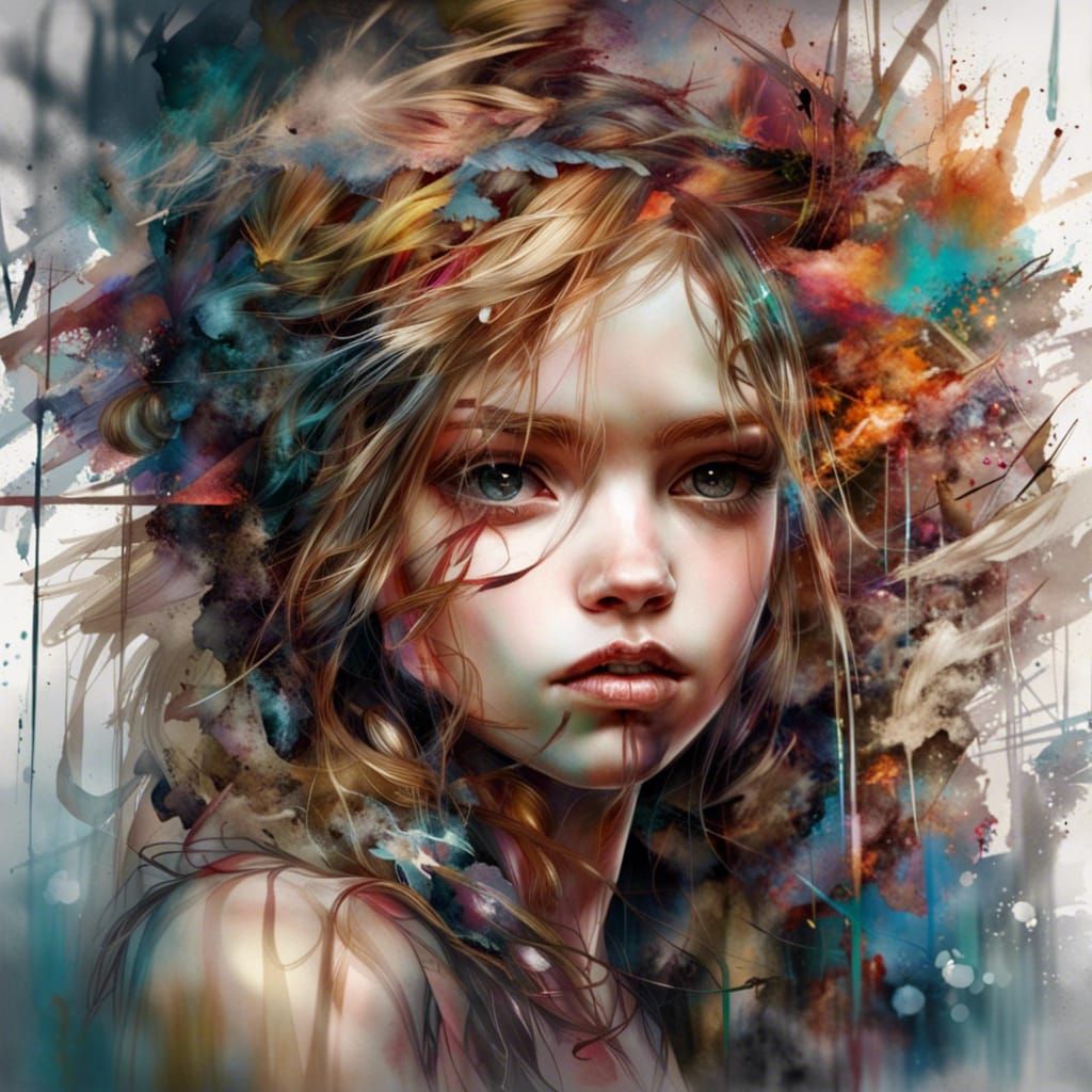 Cute Cupid in HDR Octane Render Style