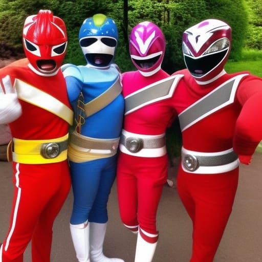 Power Rangers AI Image