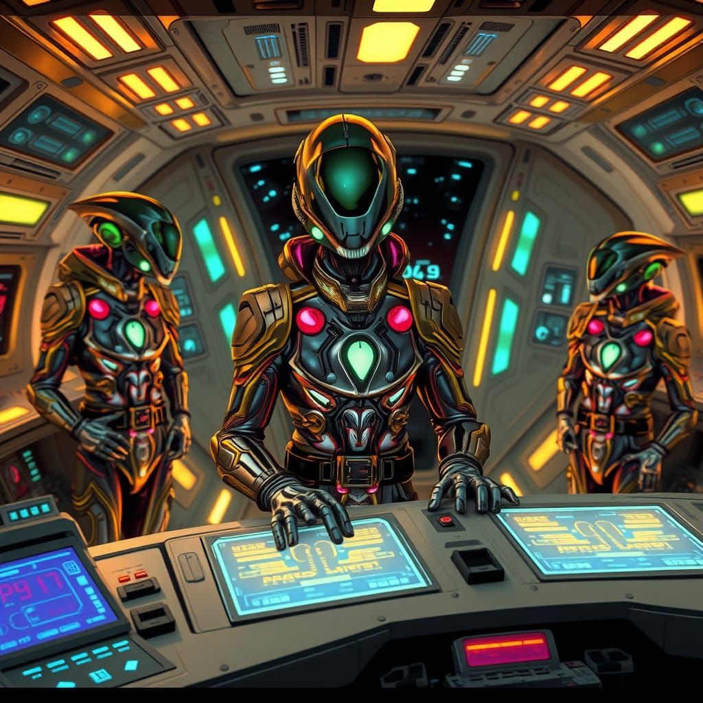 Guardians of the Cosmos: Alien Crew Embarks on Interdimensio...