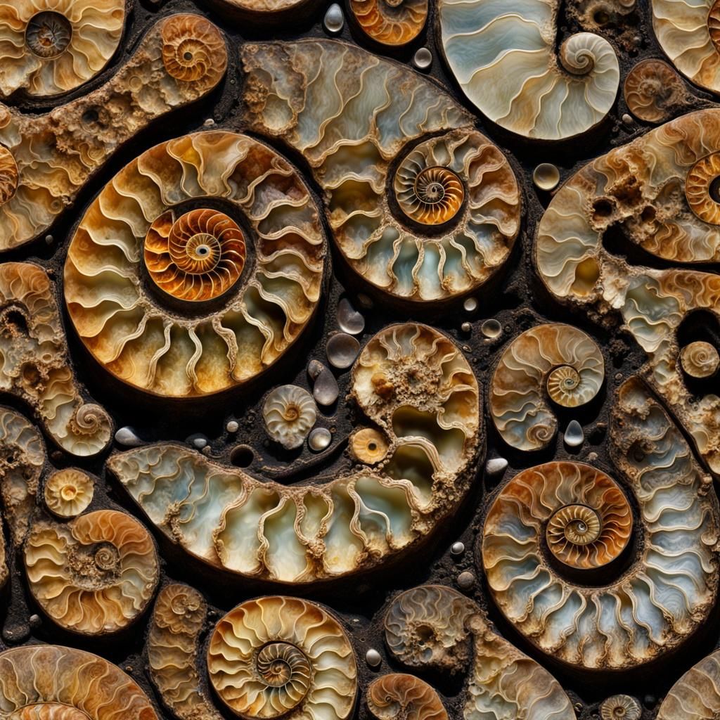 Ammonite Fossil
