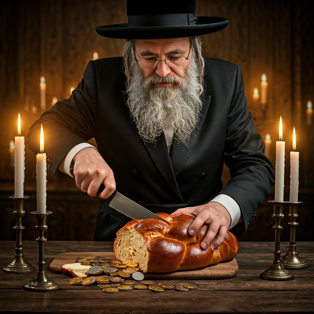 Ultra-Orthodox Jew Discovers Hidden Treasure in Challah Brea...