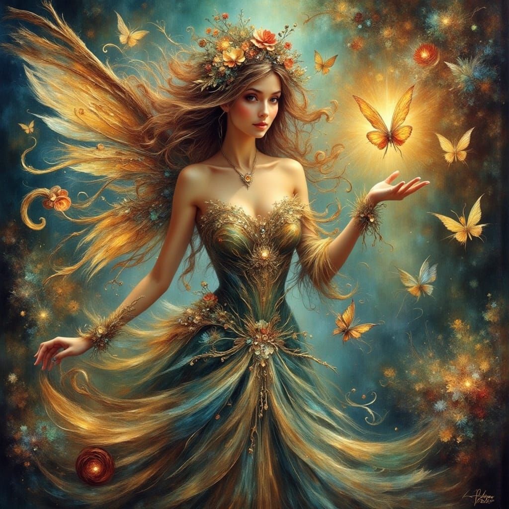 Ethereal Whimsy in a Magical Realm