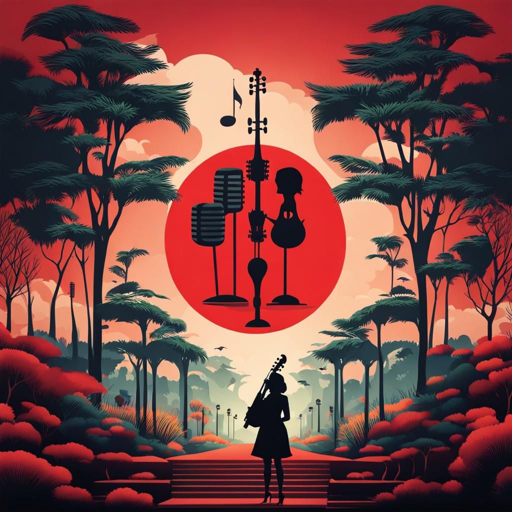 Woman Playing Instrument