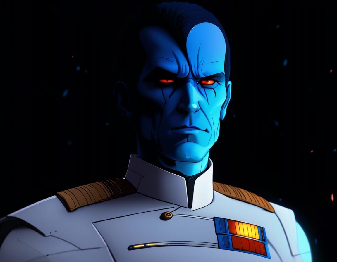 Grand Admiral Thrawn: Anime Key Visual Art