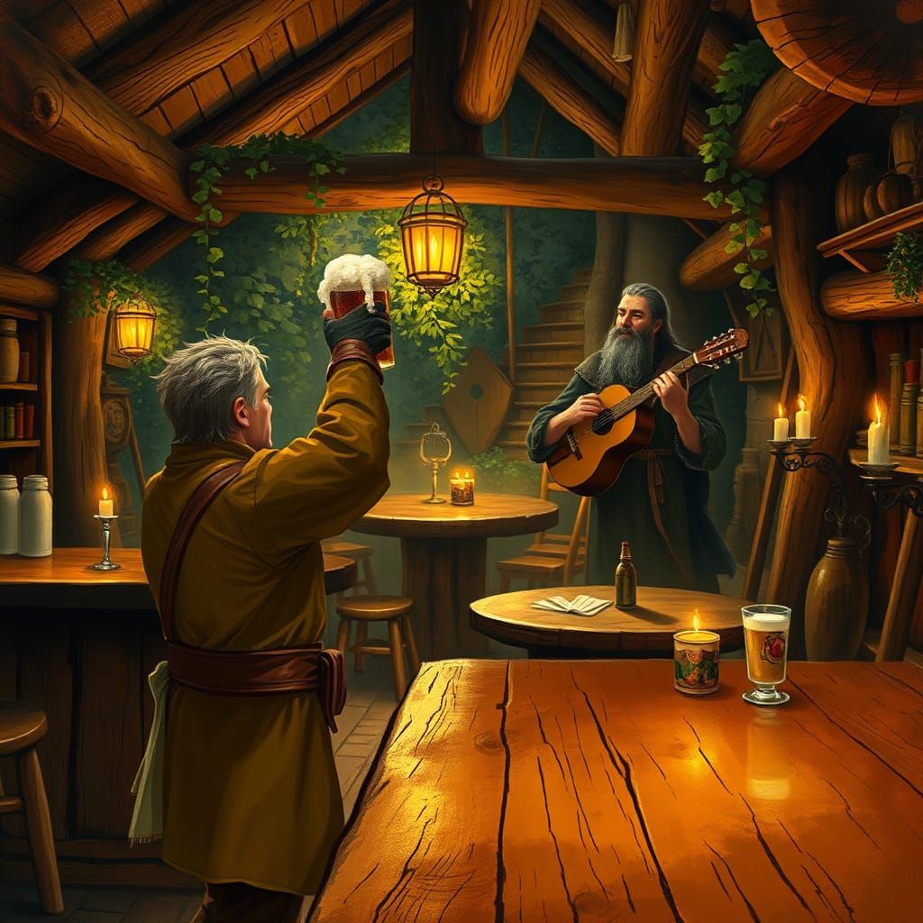 A toast and a thundering song