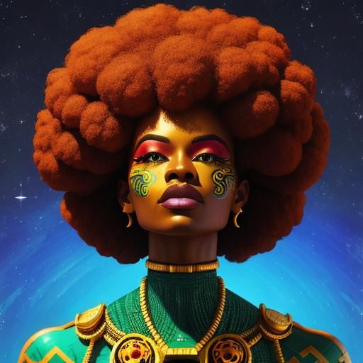 Vibrant Exploration of Afrofuturism