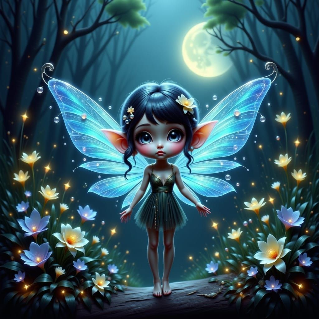 Magical Fairy in Enchanted Forest