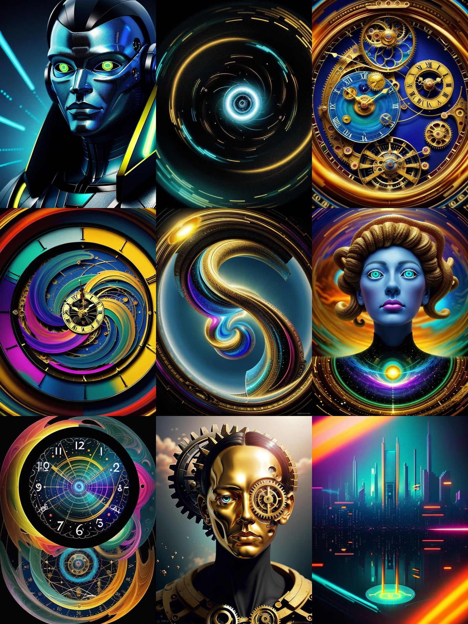 Abstract AI-Generated Image