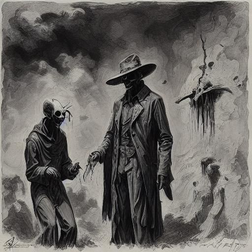 Elysian Figure in Dreamscape