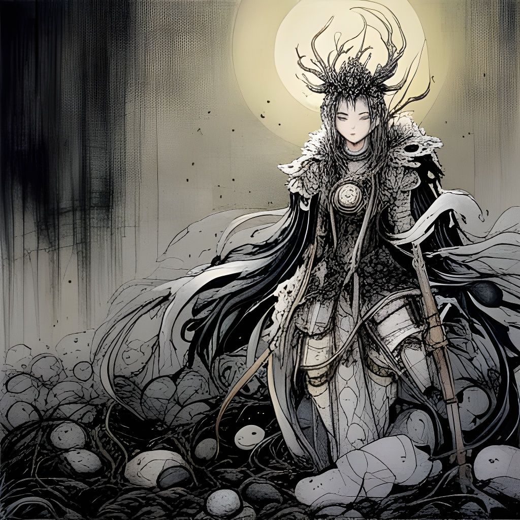 Ethereal Fantasy Art in Amano Style