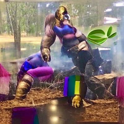 Thanos Embraces Ecosexuality: A Humorous Image