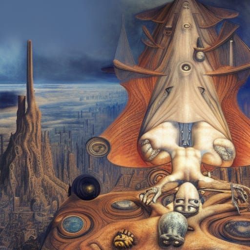 Death on Pale Horse: Surreal Apocalypse by Giger