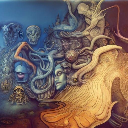 Death Rides: Apocalyptic Surrealism Inspired by Giger