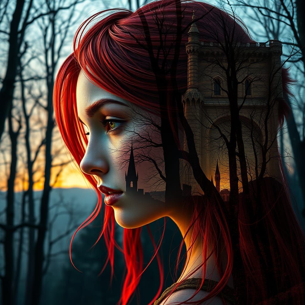 Elves Lady in Elf's Castle Woods