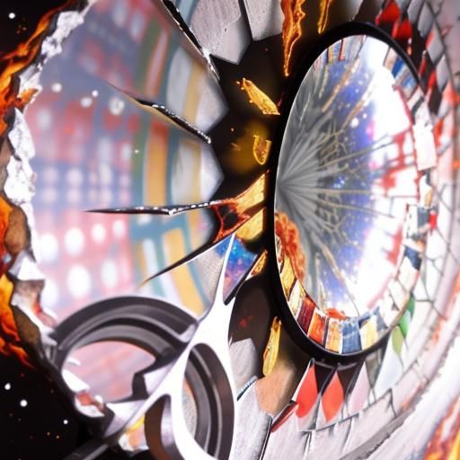 Hiroshima in Photorealistic 3D with Spiral Galaxies