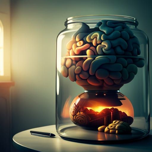 Cyborg Brain Jar