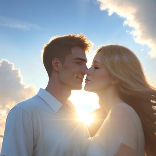 Heavenly Couple in Divine Sunshine