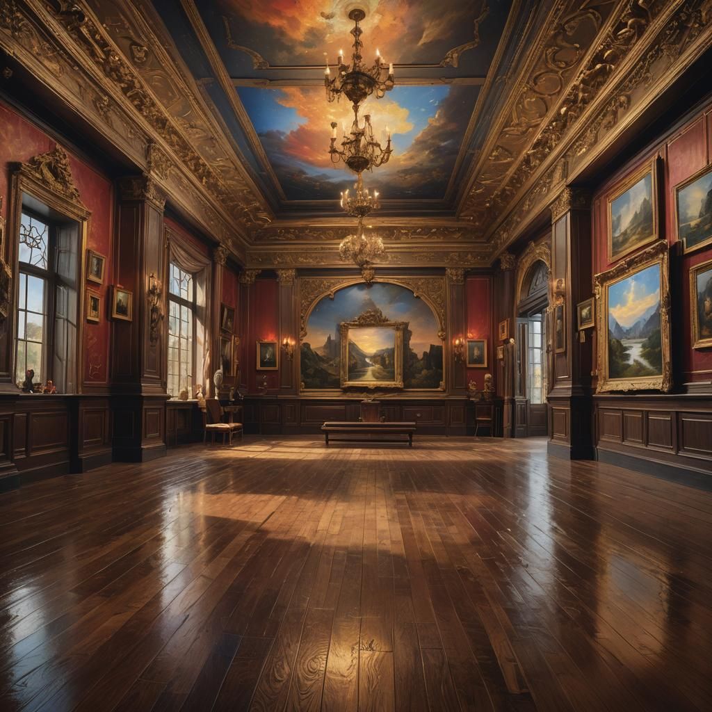 Vibrant Landscape Escapes from Gallery Painting