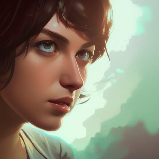 Detailed Portrait of Lucy Loud, Trending Artstation Style