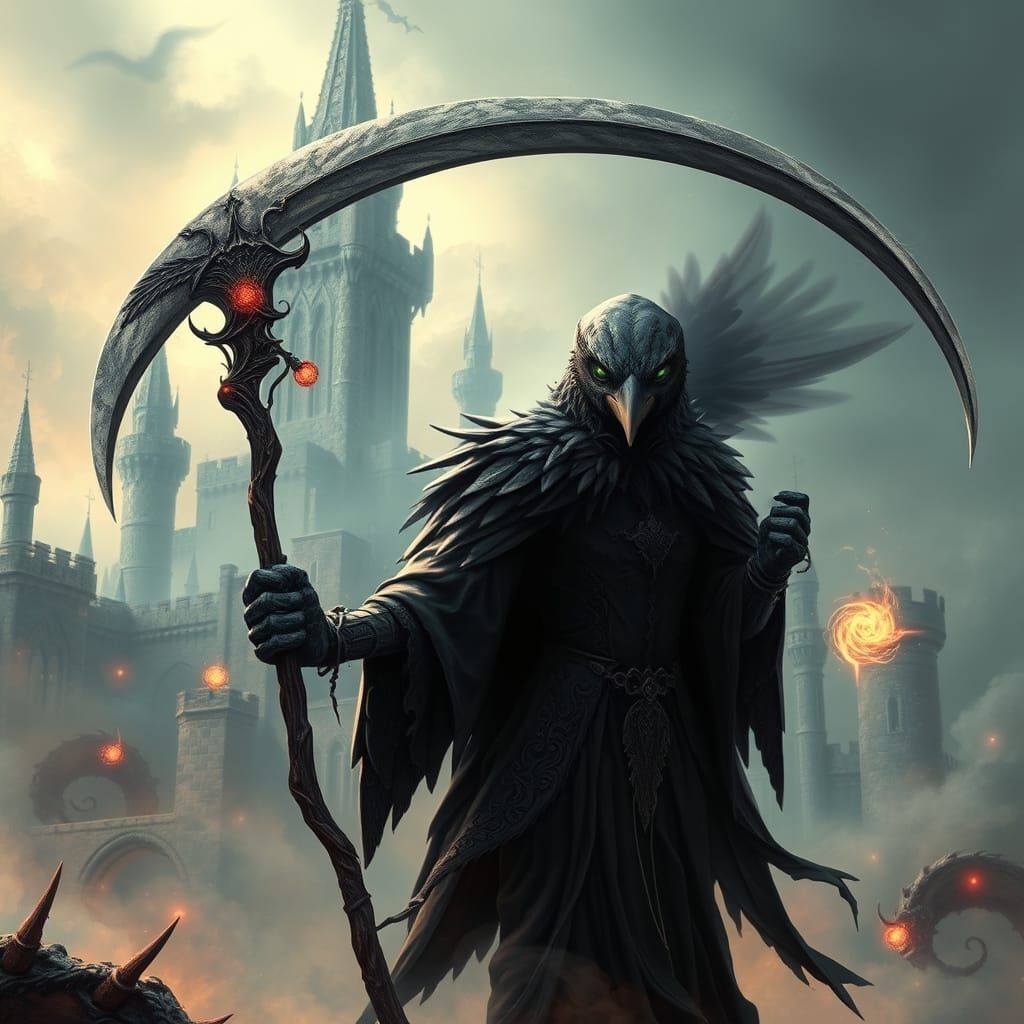 Dark Soul Collector in Gothic Castle