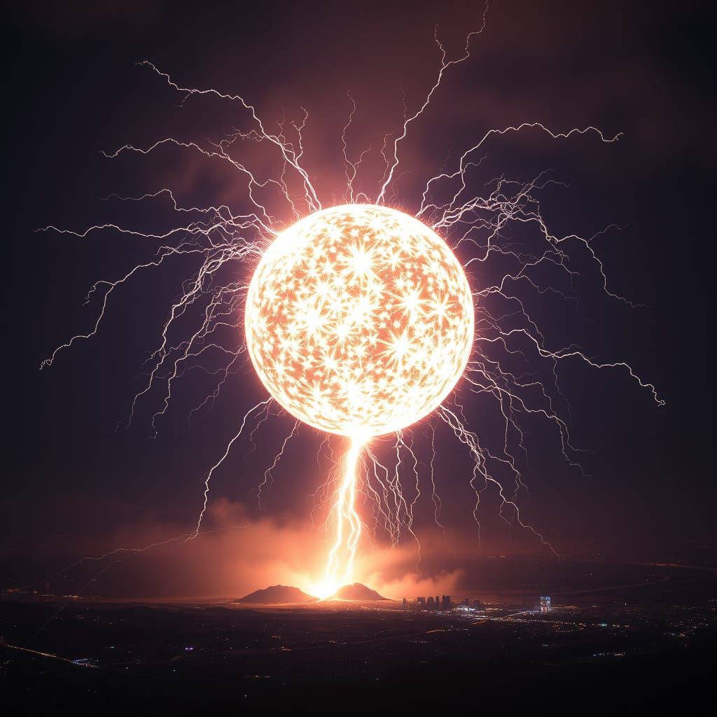 Giant Ball of Electricity Energy