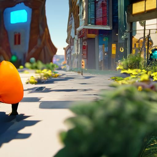 Suspicious Character in Detailed Matte Painting