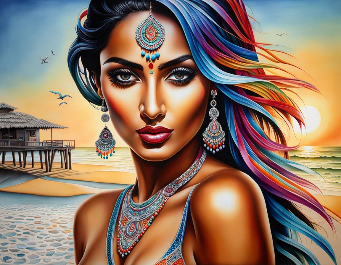 Image: Pretty Indian woman.  (5)