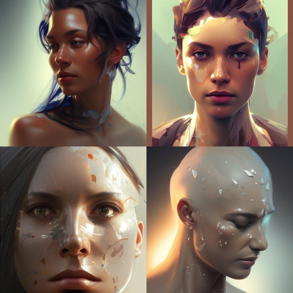 Detailed Sloth Portrait in Art Nouveau Style