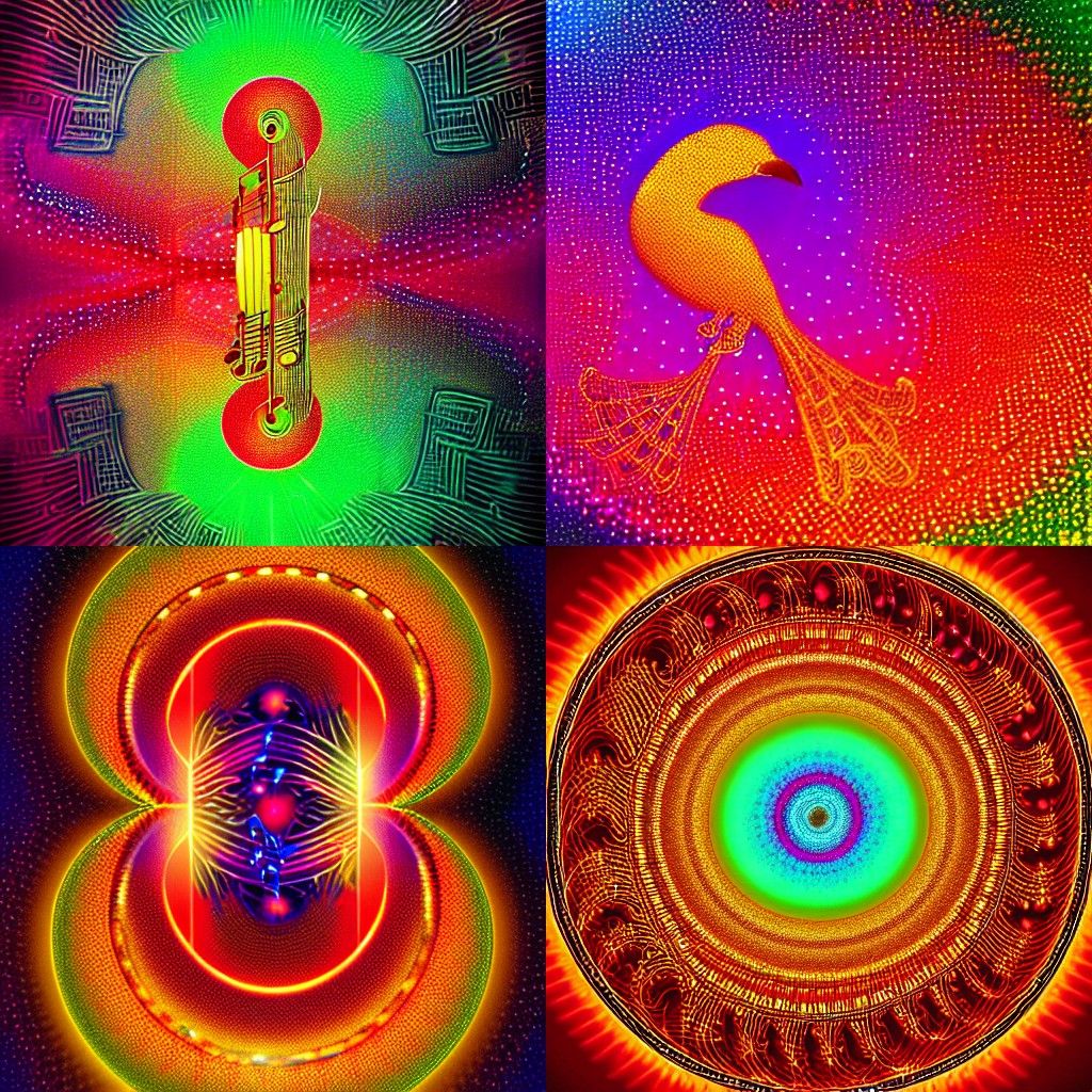 Crimson Bird's Psychedelic Pointillism Song