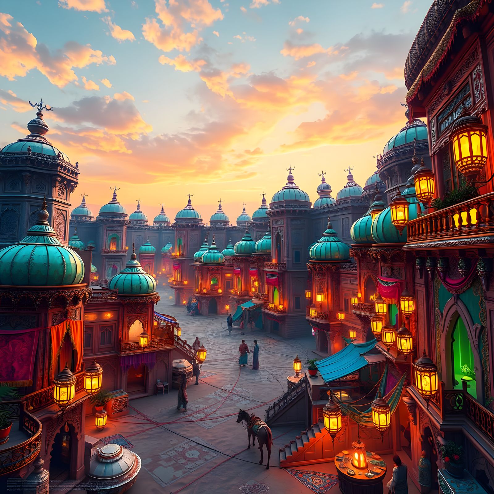 Ethereal Caravanserai on a Moebius Strip