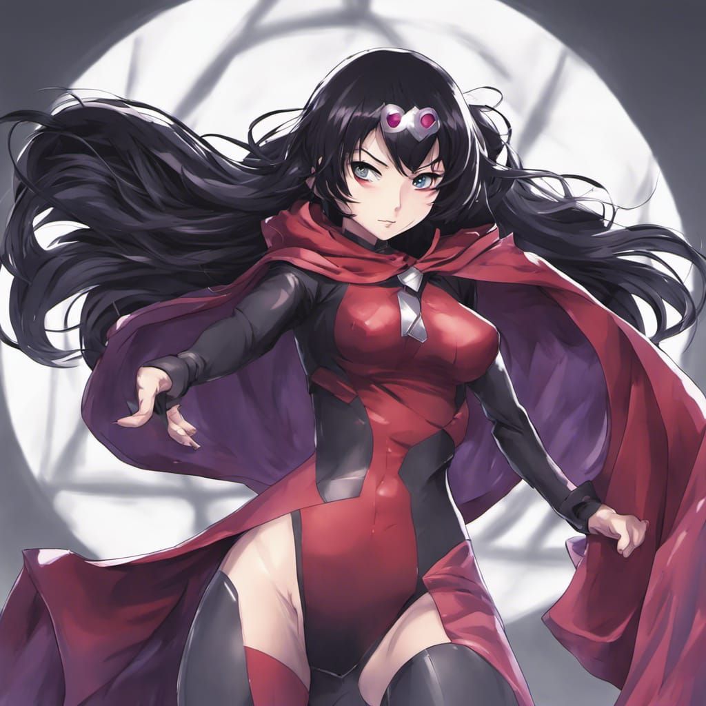 Anime Girl Cosplaying as Magneto