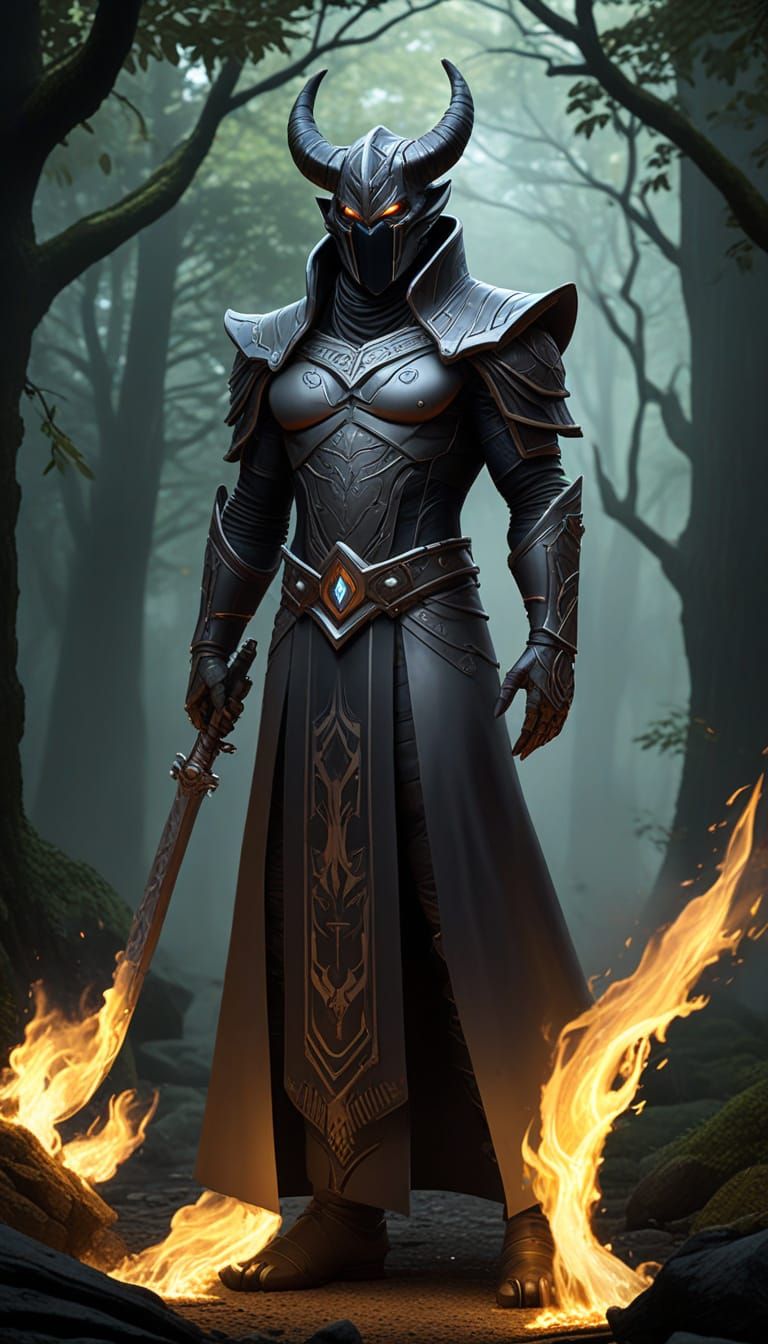 Surreal Dark Elf Reveals Ancient Magic