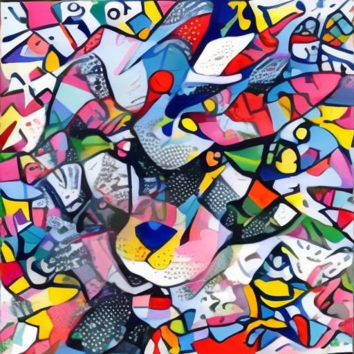 Cubist Geometric Study in Lines and Points