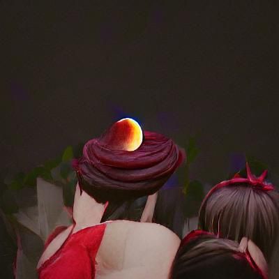 Eerie Red Moon During Lunar Eclipse