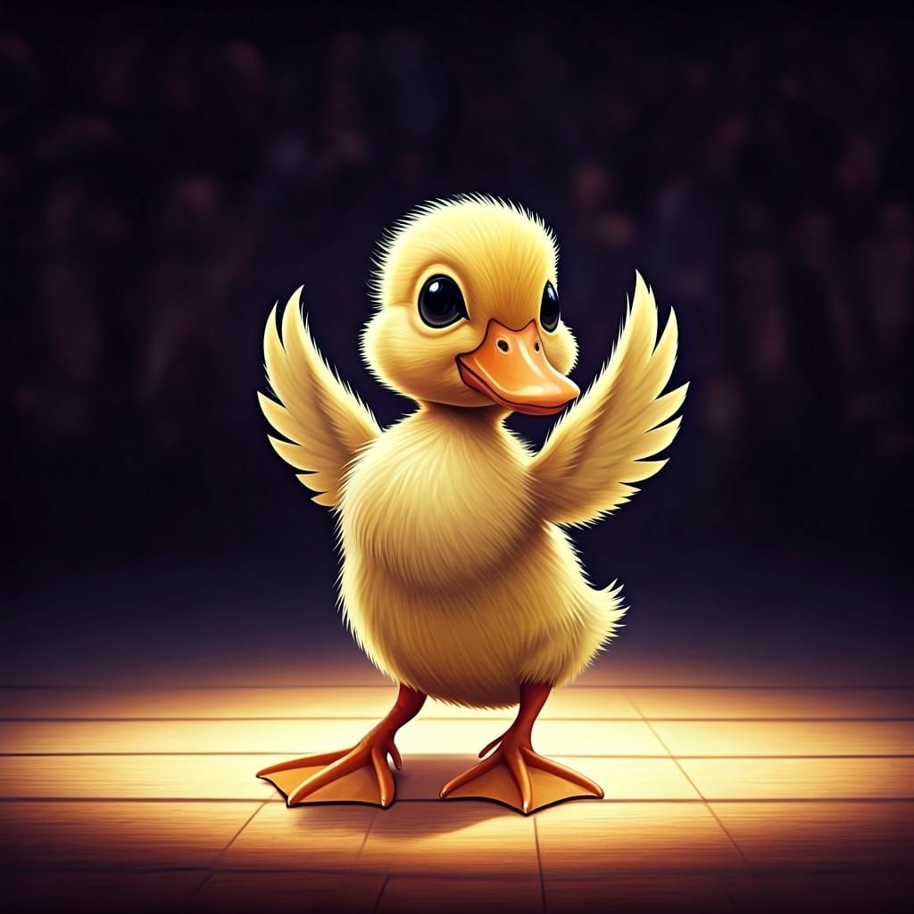 Dancing Duckling Channels Disco Fever
