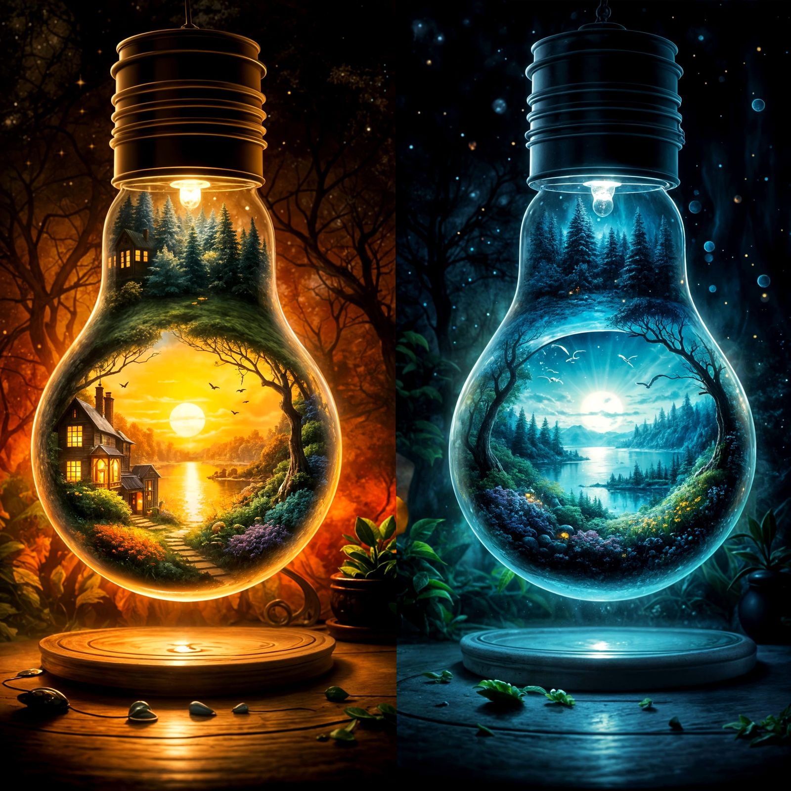 Light up your World! Warm vs Cold