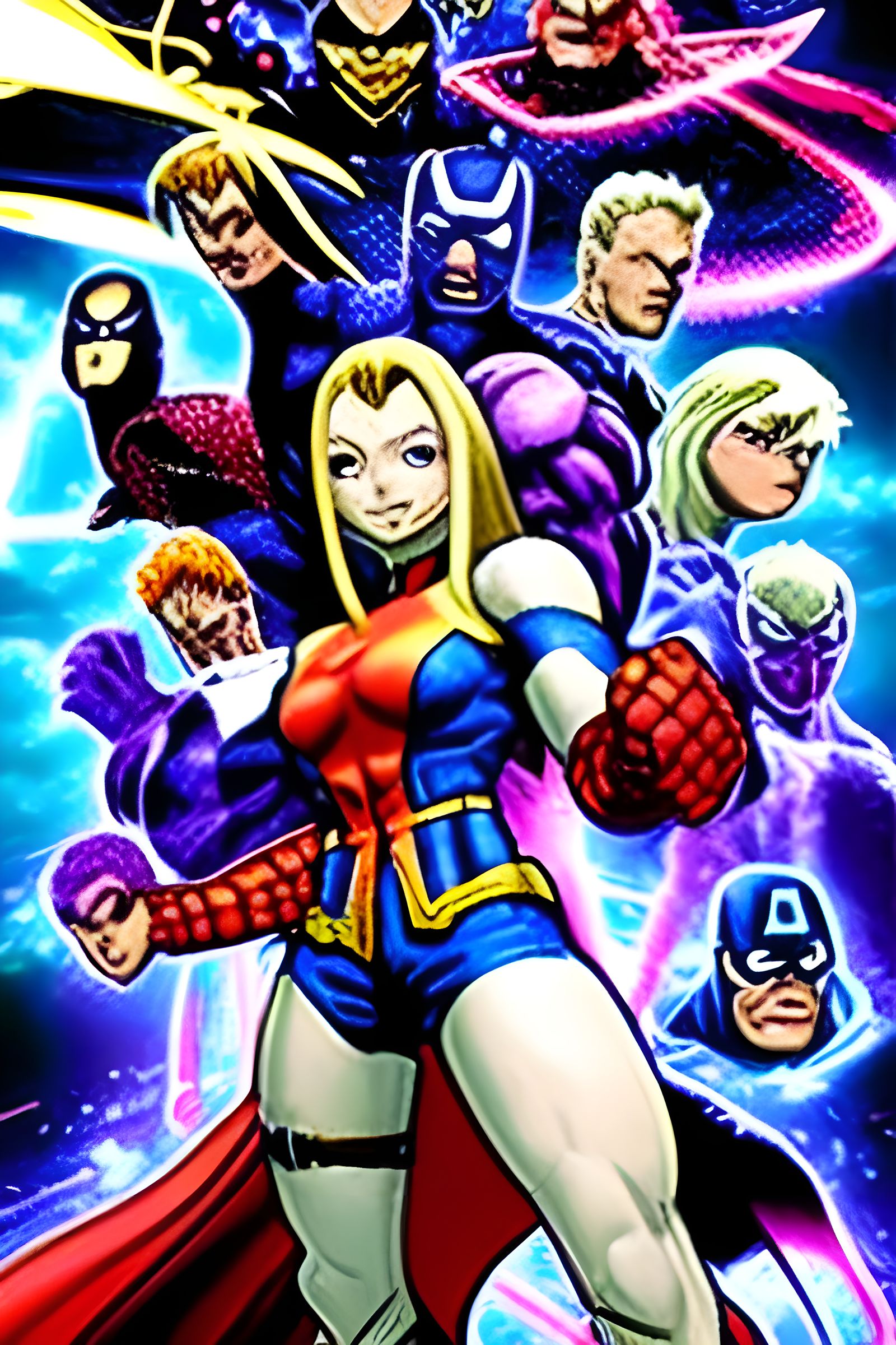 Marvel vs Capcom: Digital Illustration in Anime Style