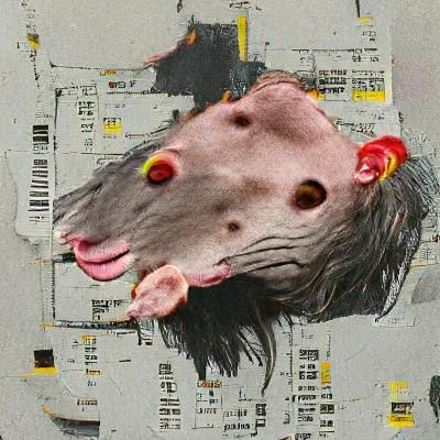 AI Generated Image of a Rat
