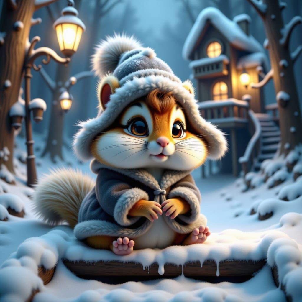 Testing my New Lora: <lora:Adorable Animals:1.0>